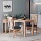 Harlyn Natural Oak Square Dining Table